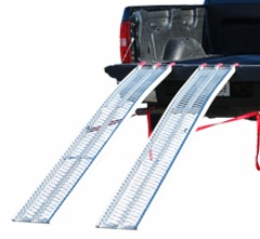 Arched Aluminum Mesh Loading Ramp