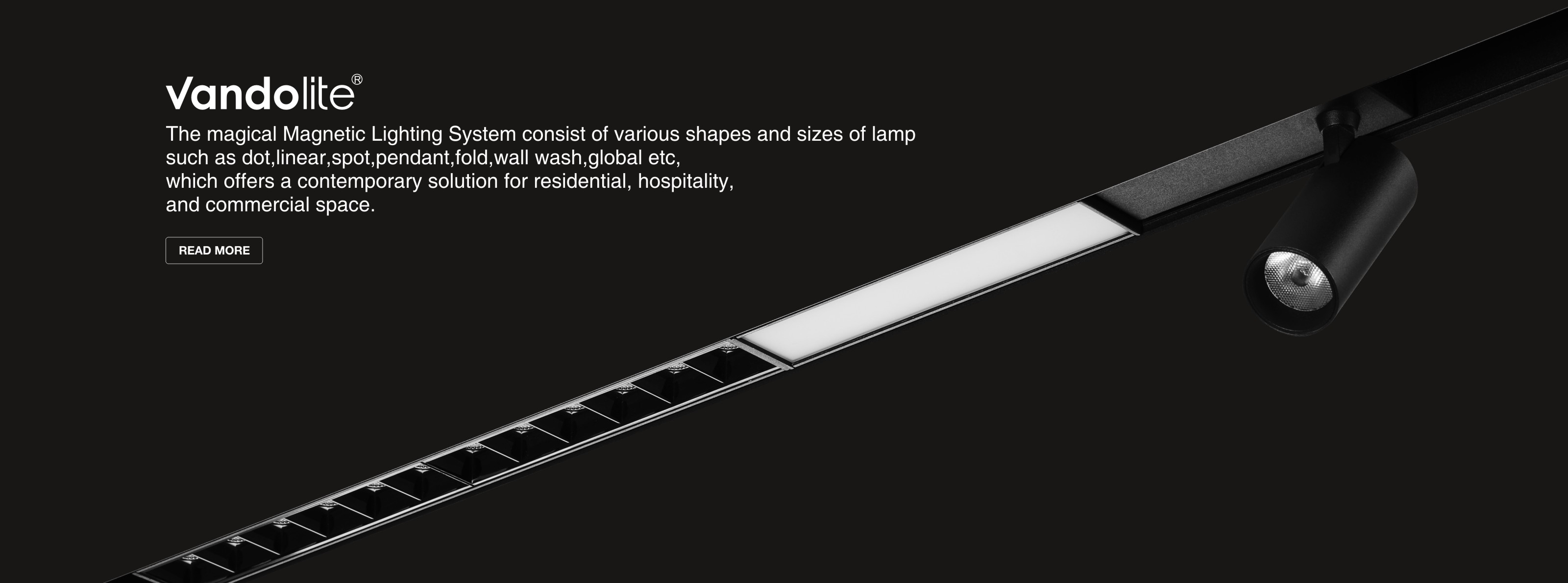 Various magnetic lamp shapes and sizes