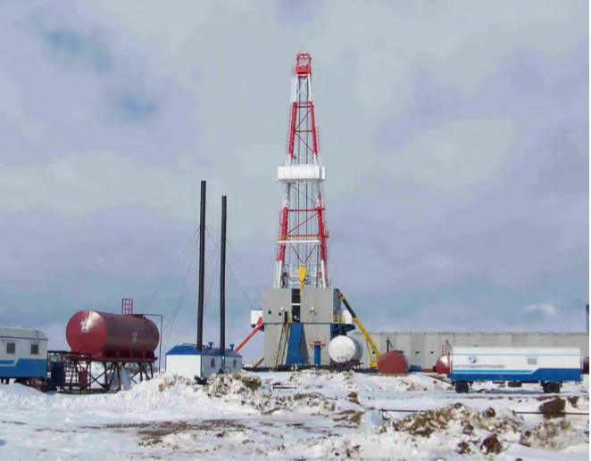 Arctic Petroleum Prospecting Rig