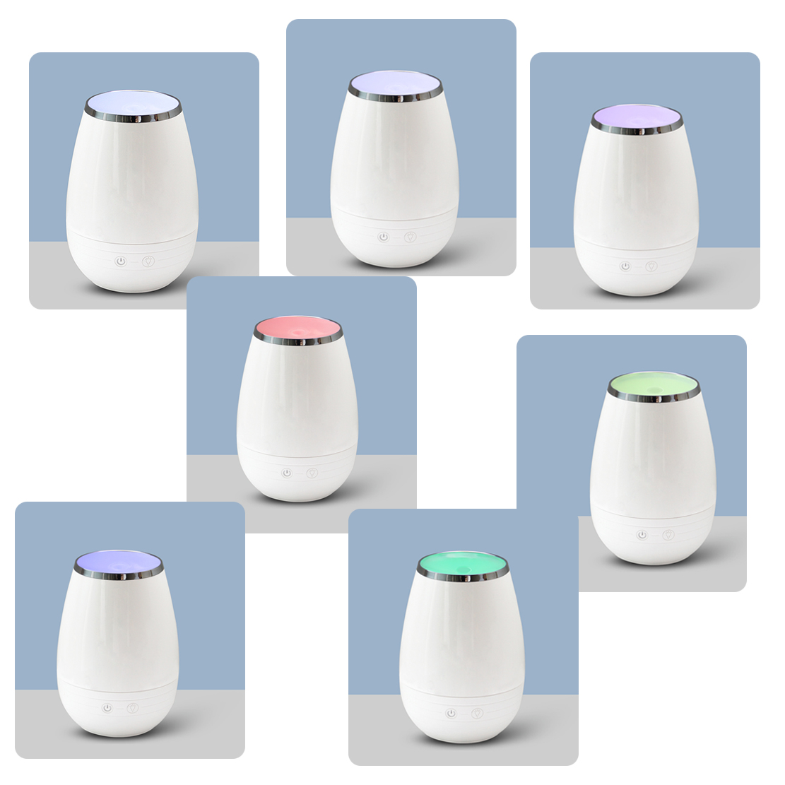 Ultrasonic Aroma Diffuser with 7-Color LED