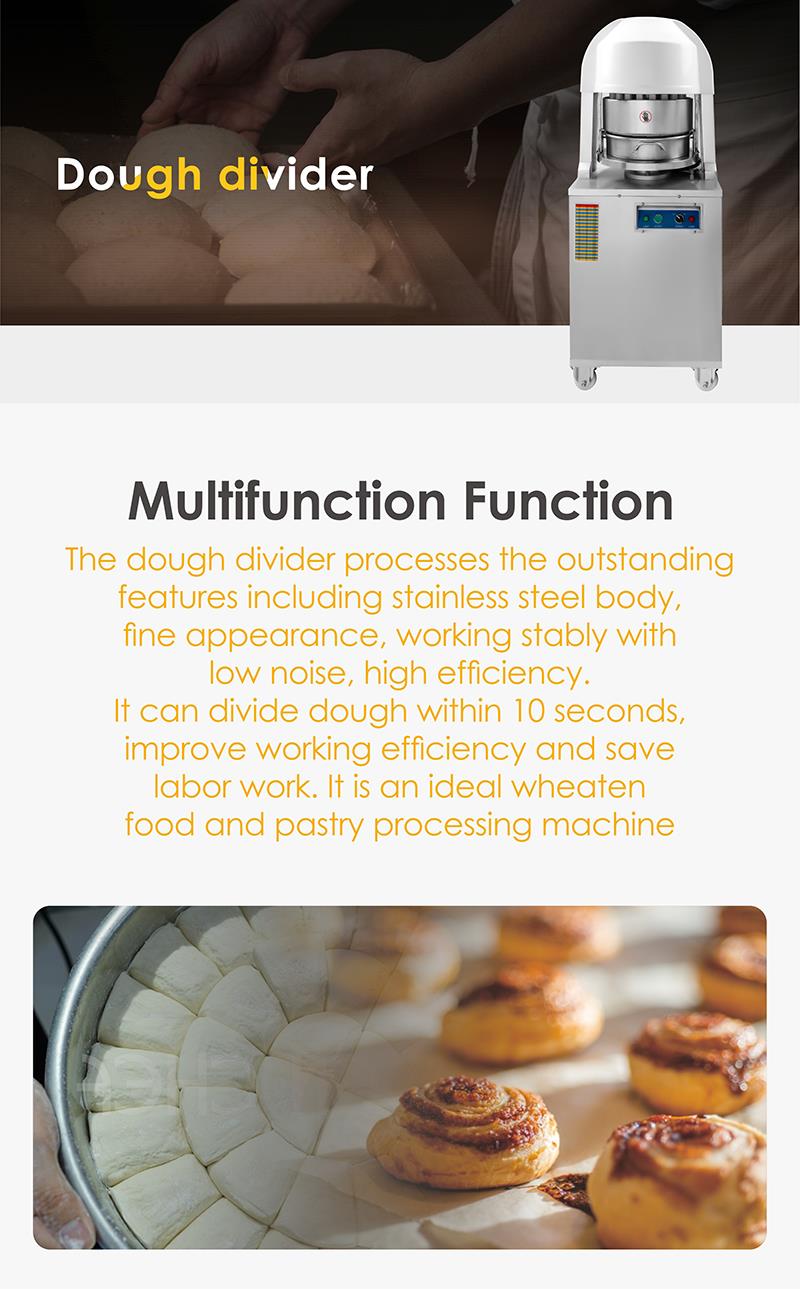 Stainless steel dough divider machine