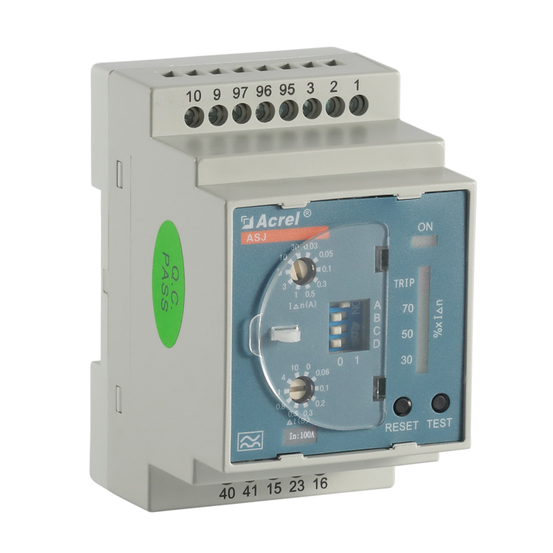 ASJ10-LD1A Protection Din Rail Earth Leakage Relay - Image 2