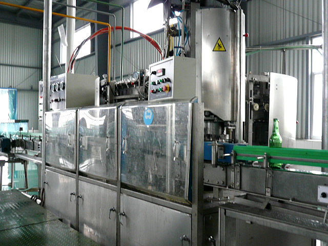Automated Bottle Processing Assembly Line