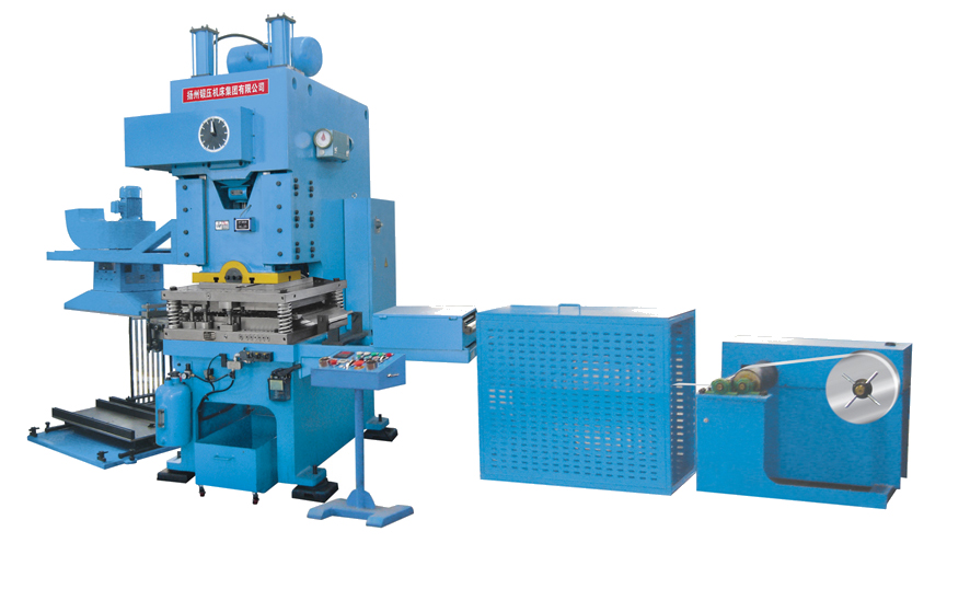 Automated Assembly Line with Stamping Press