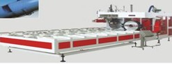 Automated Assembly Line with Integrated Cutting Mechanism
