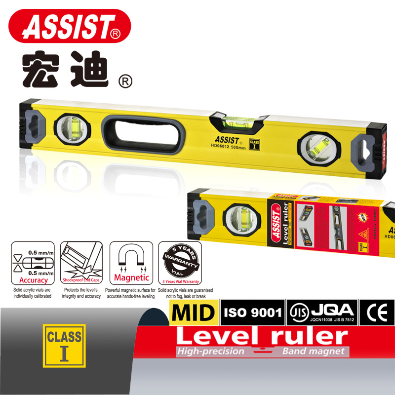 Class I Precision Aluminum Level Ruler