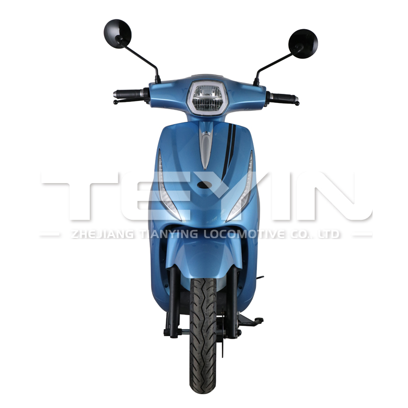 Front view highlighting LED headlight
