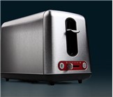 Two-Slice Stainless Steel Toaster