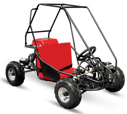Off-Road Recreational Go-Kart with Steel Frame