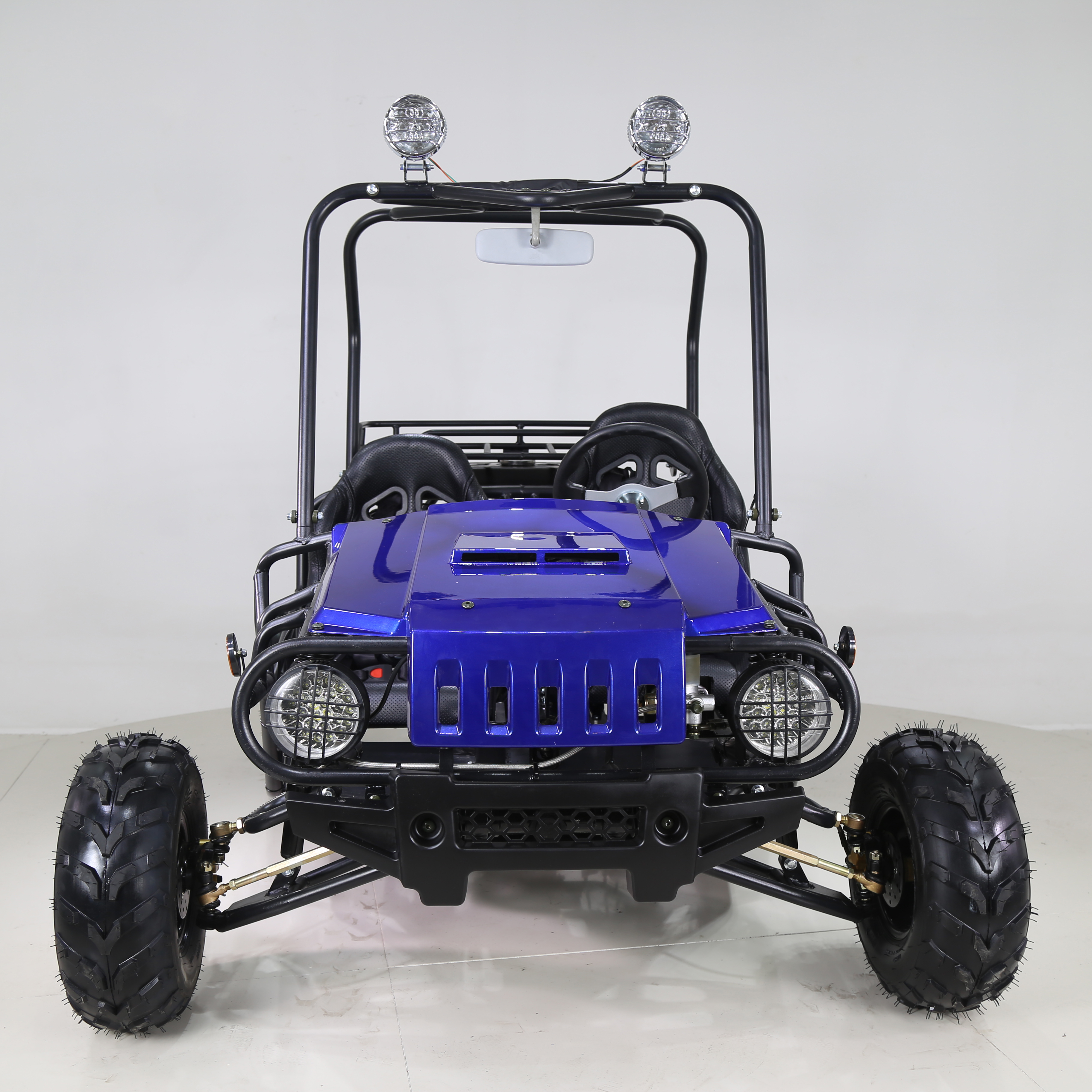 Blue Off-Road Go-Kart with 125cc Engine