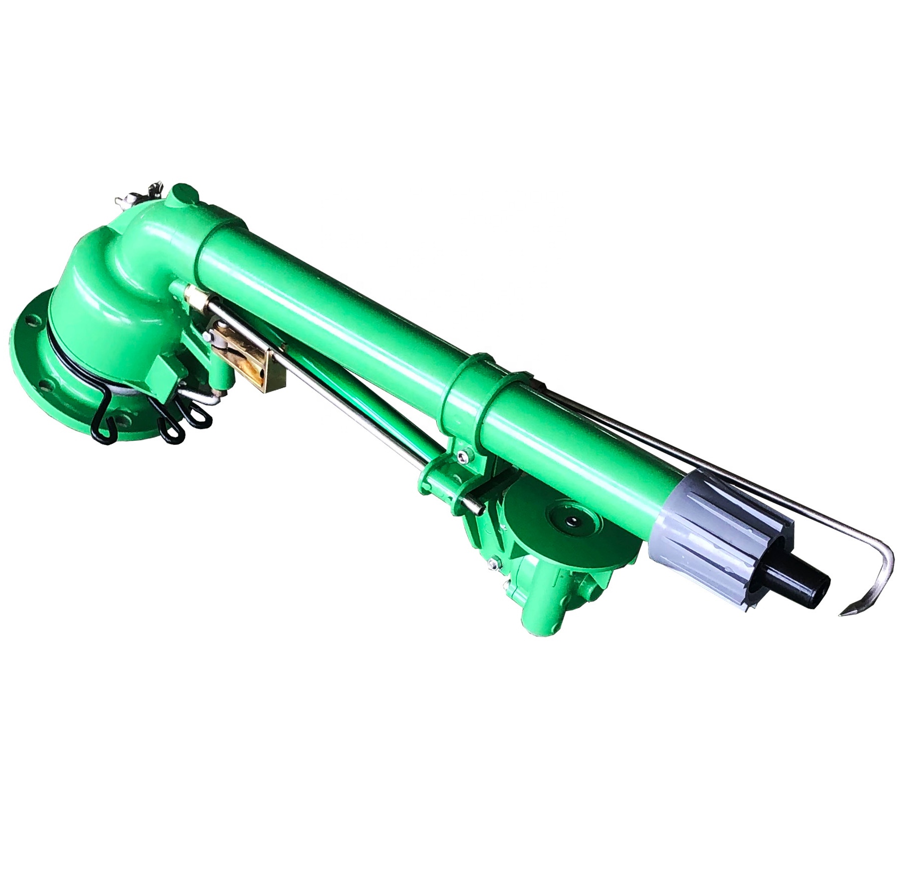 Irrigation gun spray pattern