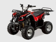 Red and Black All-Terrain Vehicle for Off-Road Use