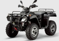 Off-Road All-Terrain Vehicle (ATV) with Cargo Racks
