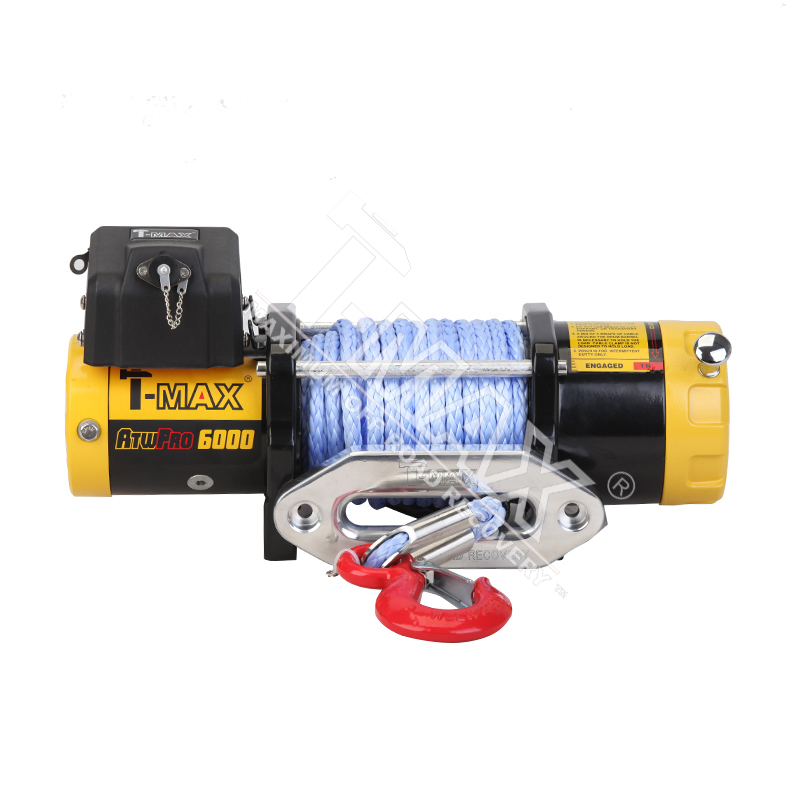 ATV Electric Winch with Synthetic Rope