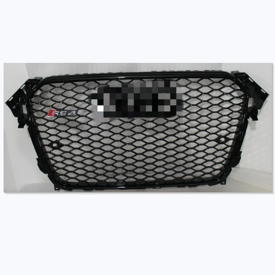 Honeycomb Mesh Gloss Black Car Grille for Audi A4/RS4 2013