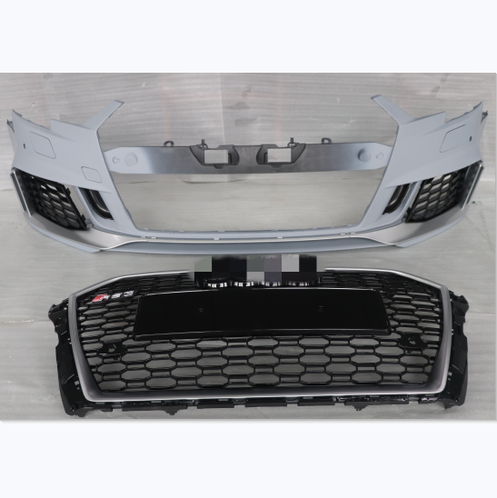Honeycomb Grille Front Bumper for 2017 Audi RS3