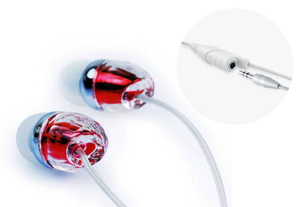 High-Fidelity Audio Earphones with Transparent Acoustic Chamber