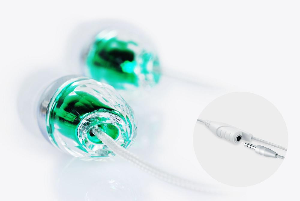 Crystal Stereo Audio Earphones
