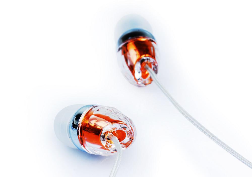 High-Fidelity Audio Earphones with Braided Cable