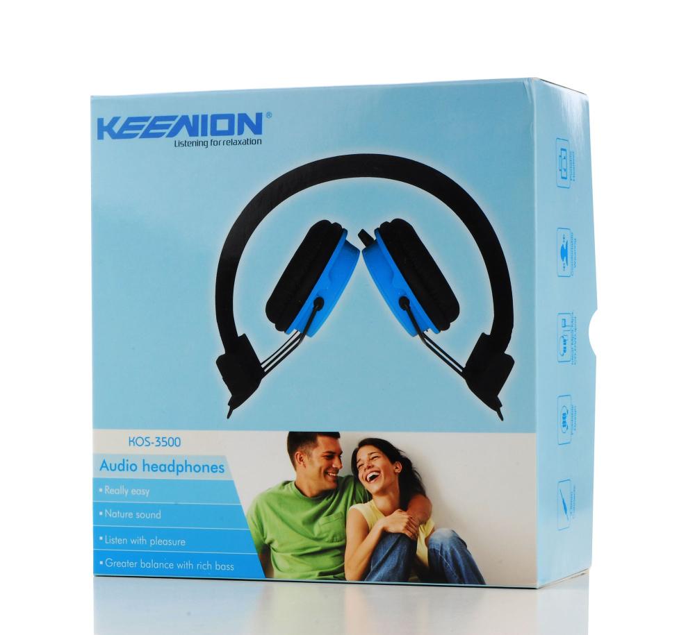Foldable Over-Ear Headphones with Fabric Wire
