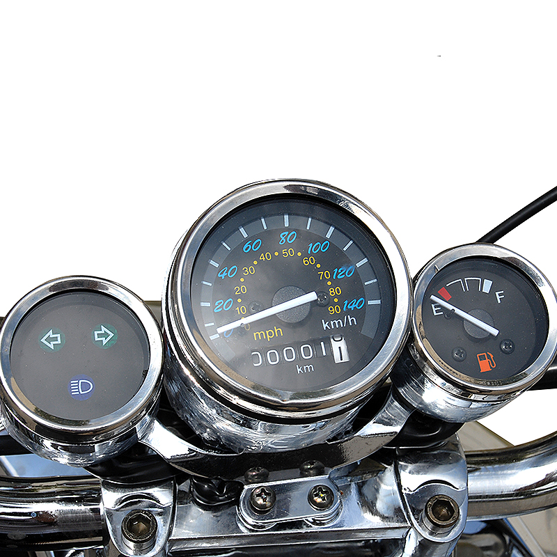 Classical scooter dashboard and instrumentation