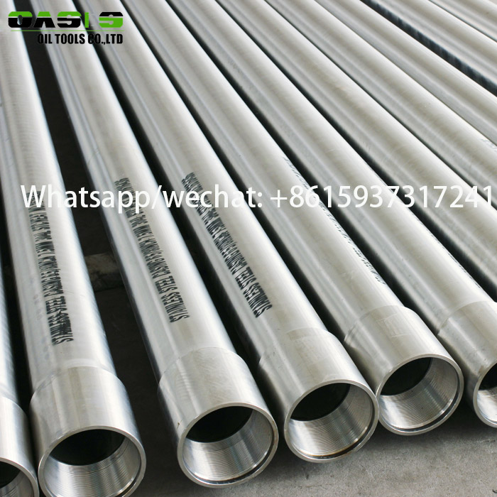 Stainless steel casing with precision threading