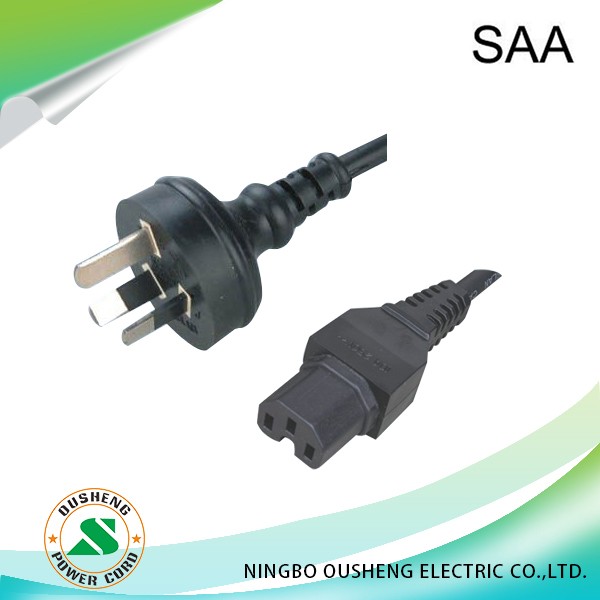 AS/NZ 3112 Plug to IEC 60320 C15 Power Cord
