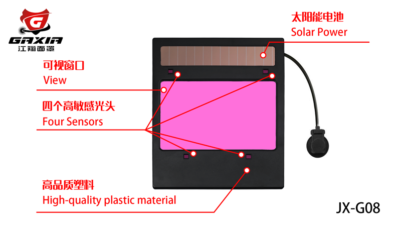 Auto Darkening Welding Filter (JX G08) - Image 2