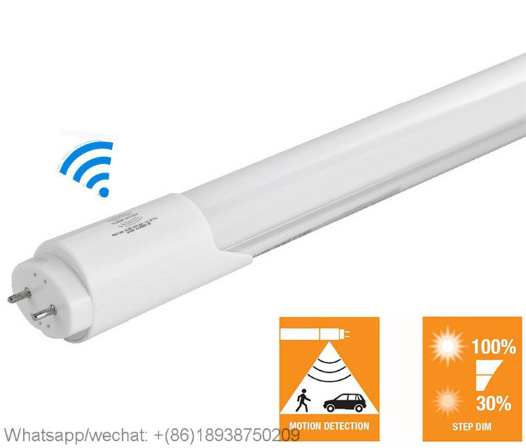 Microwave Motion Sensor LED T8 Tube Light