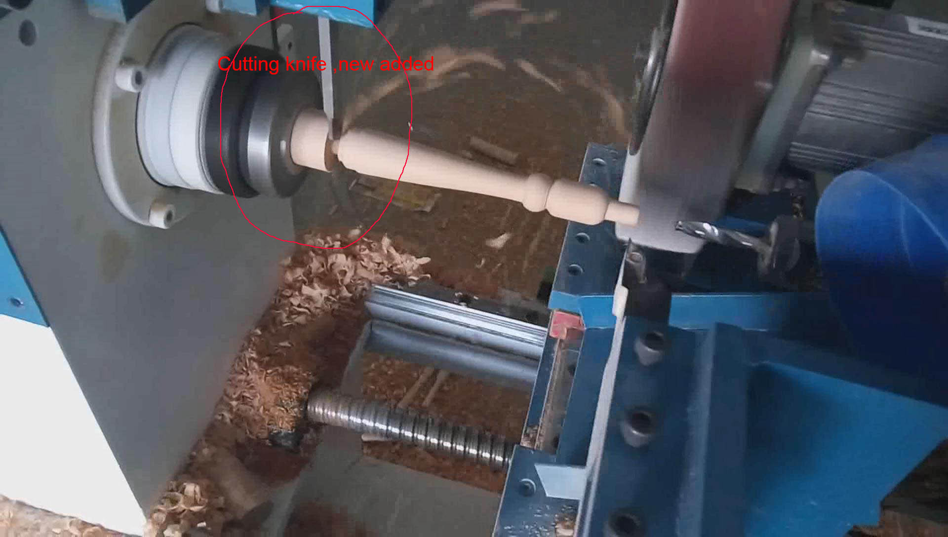 Automatic CNC Wood Handle Lathe