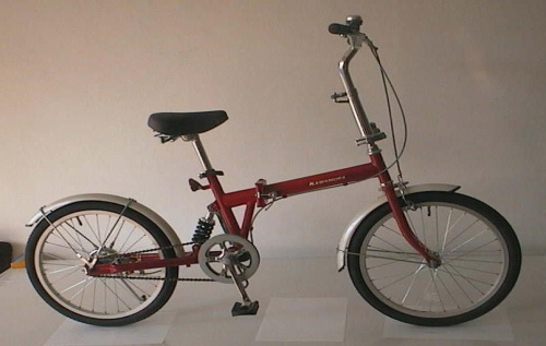 Folding Commuter Bicycle with Suspension