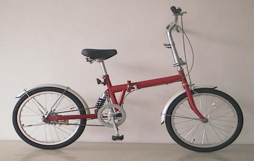 Folding Commuter Bicycle with Suspension