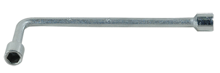 L-Shaped Socket Wrench for Lug Nuts
