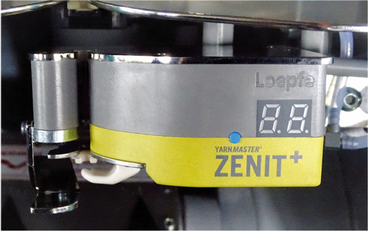 Loepfe YarnMaster Zenit+ Interface