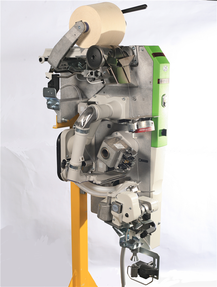 Automatic winder electronic control unit and yarn guides