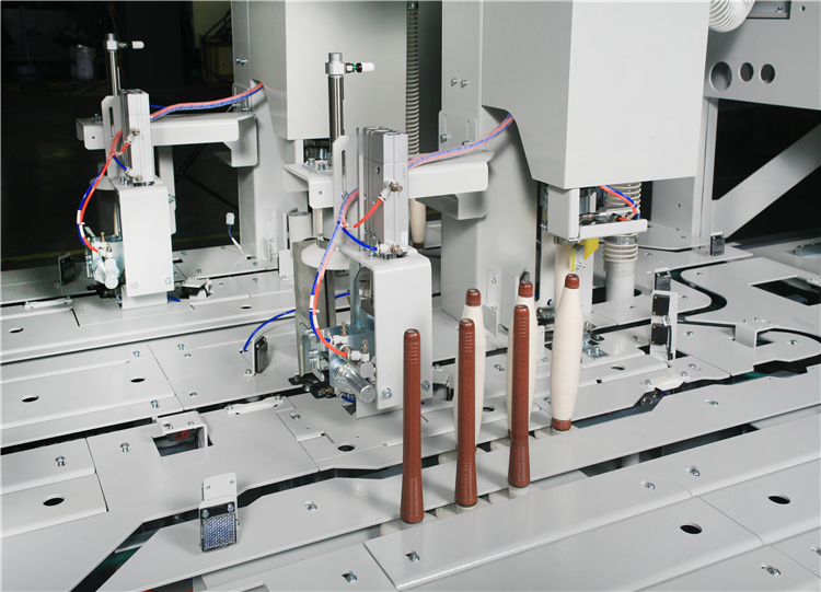 Multi-station configuration with pneumatic controls