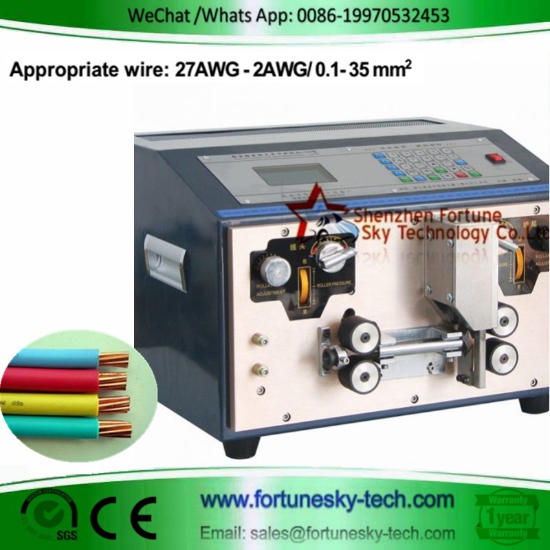 Automatic Wire Stripping Machine for 27-2 AWG Wires