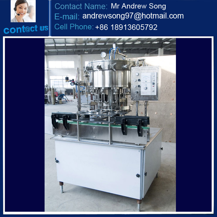 Automatic Carbonated Drink Bottling Machine