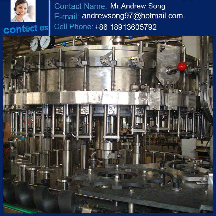 Automatic Carbonated Soft Drink Bottling Machine