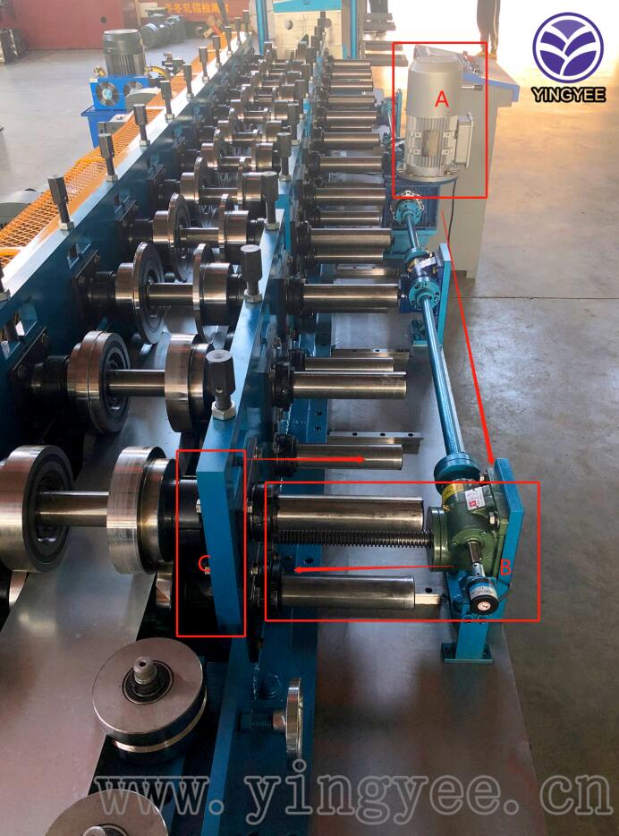 Automatic change width light keel roll forming machine - Image 3