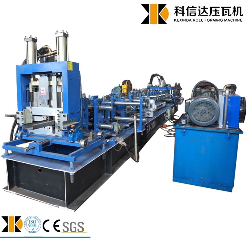 Automatic Cold Steel Profile C Z Purlin Roll Forming Machine/U Structrial Purlin Making - Image 3