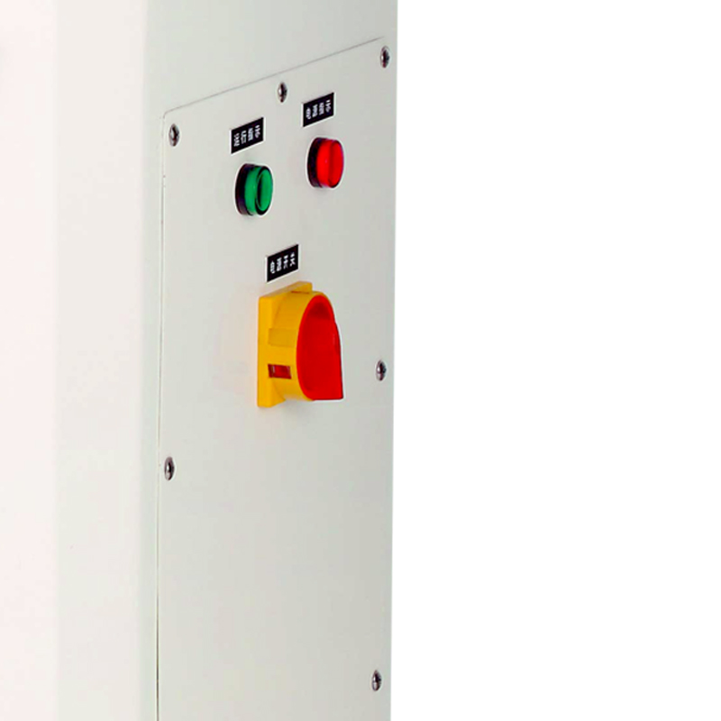 Indicator lights and motor switches