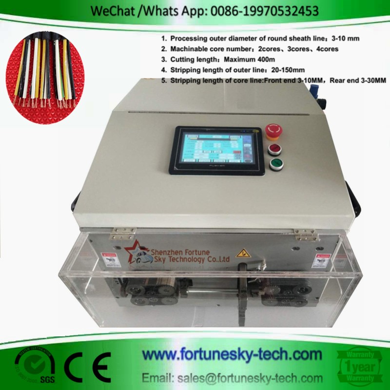Automatic Multi-Core Cable Stripping Machine
