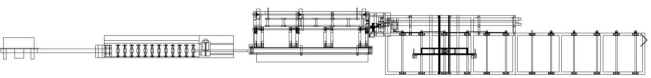 Automatic light keel forming unit