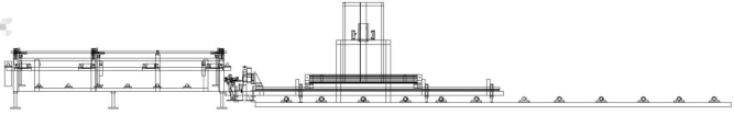 Automated packing and stacking section
