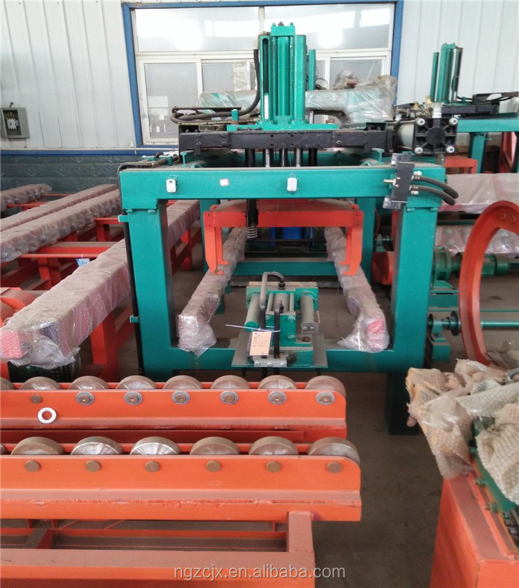 Hydraulic pressing and roller conveyor system