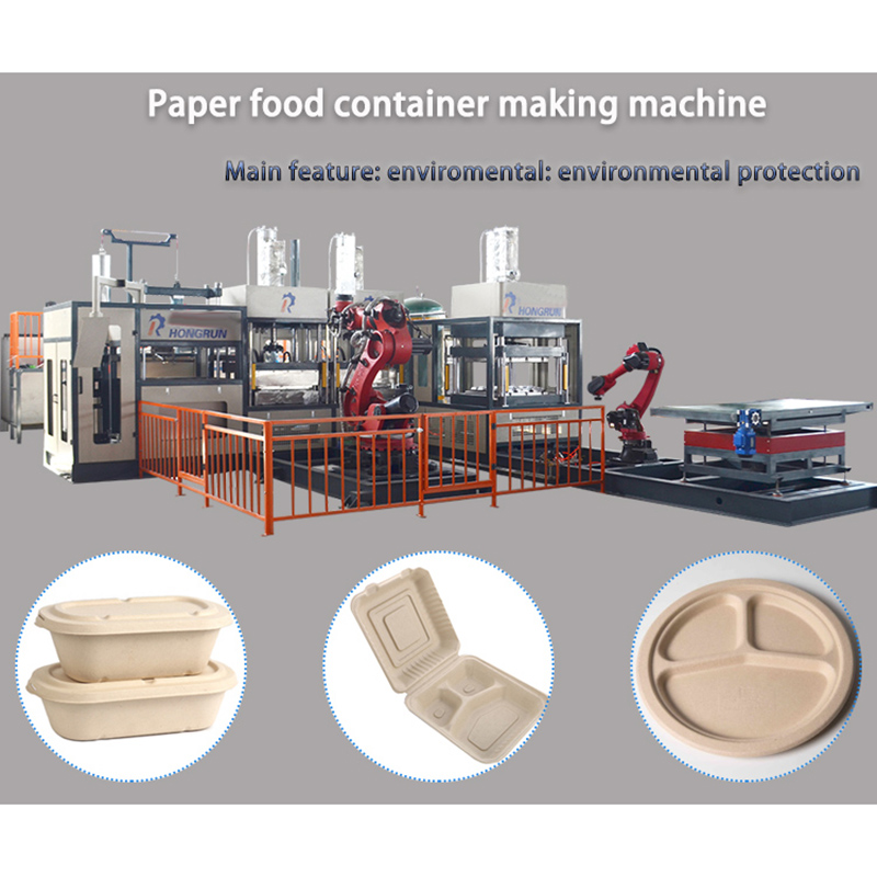 Automatic Paper Food Container Forming Machine