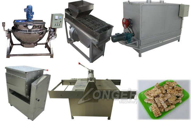 Full automatic peanut candy production line layout
