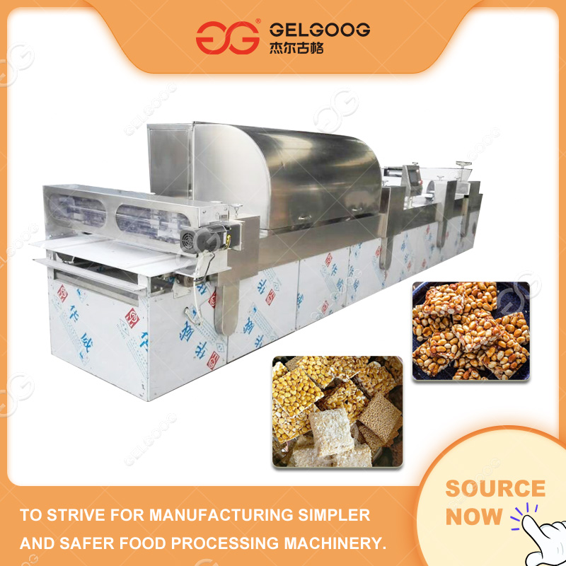 Automatic Peanut Brittle Forming and Cutting Machine