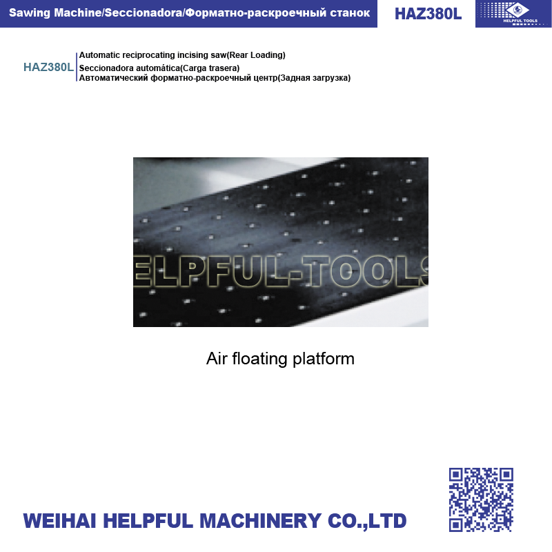 Air floating platform for material handling